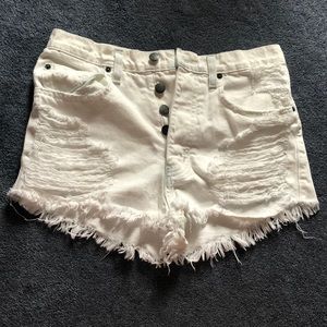 SOLD!! •• LF white shorts